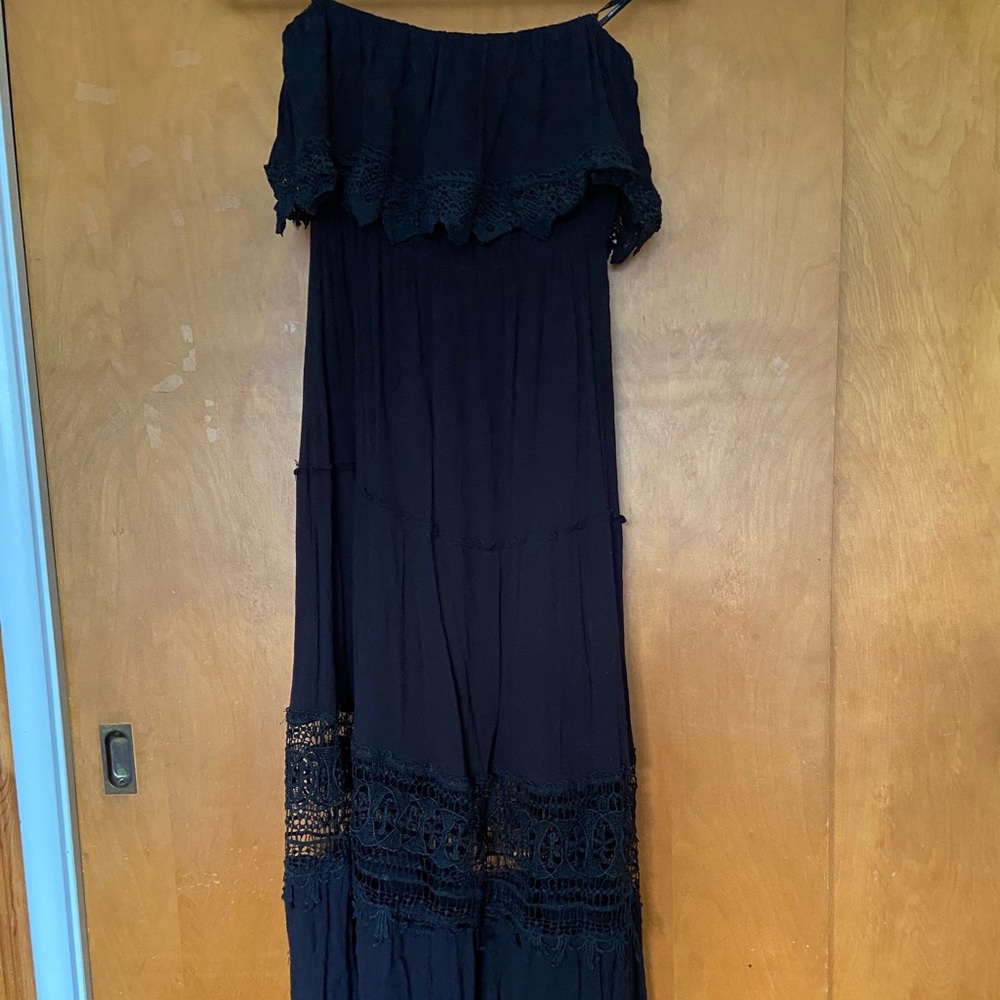 Black Forever 21 Maxi Dress
